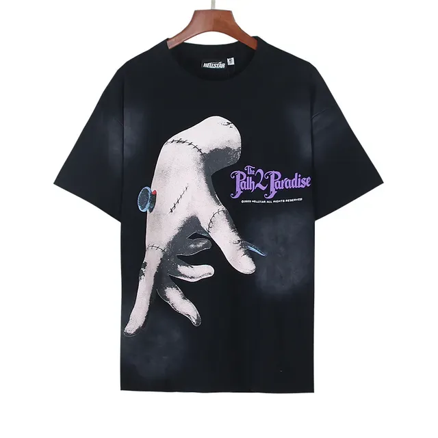 Black Green Oversized Fit Graphic Print Front And Back T-Shirt 5