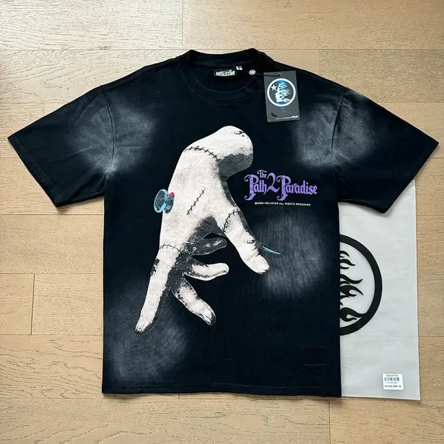Black Green Oversized Fit Graphic Print Front And Back T-Shirt 9