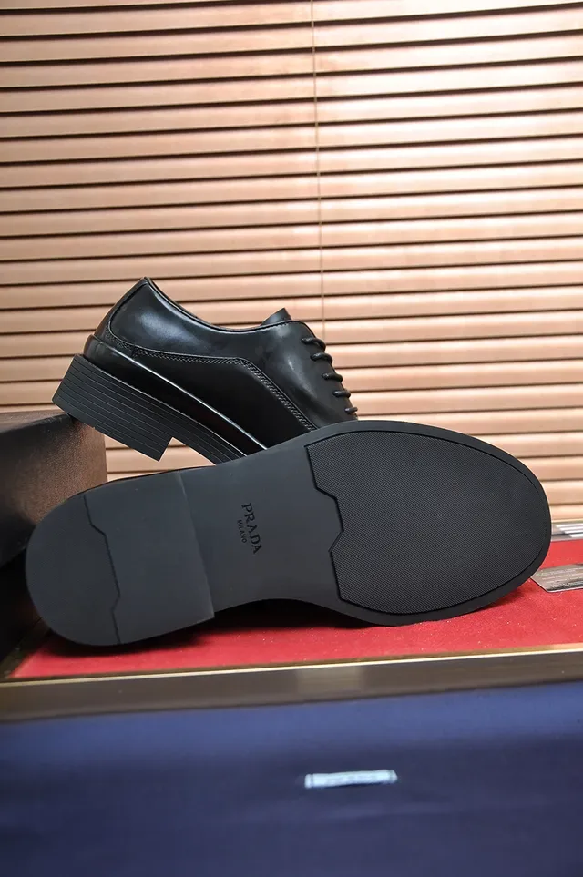 Black Patent Leather Cap Toe Brogue Oxford Shoes 3