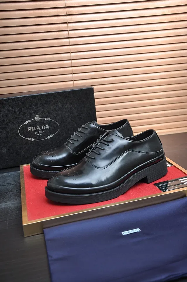 Black Patent Leather Cap Toe Brogue Oxford Shoes 4