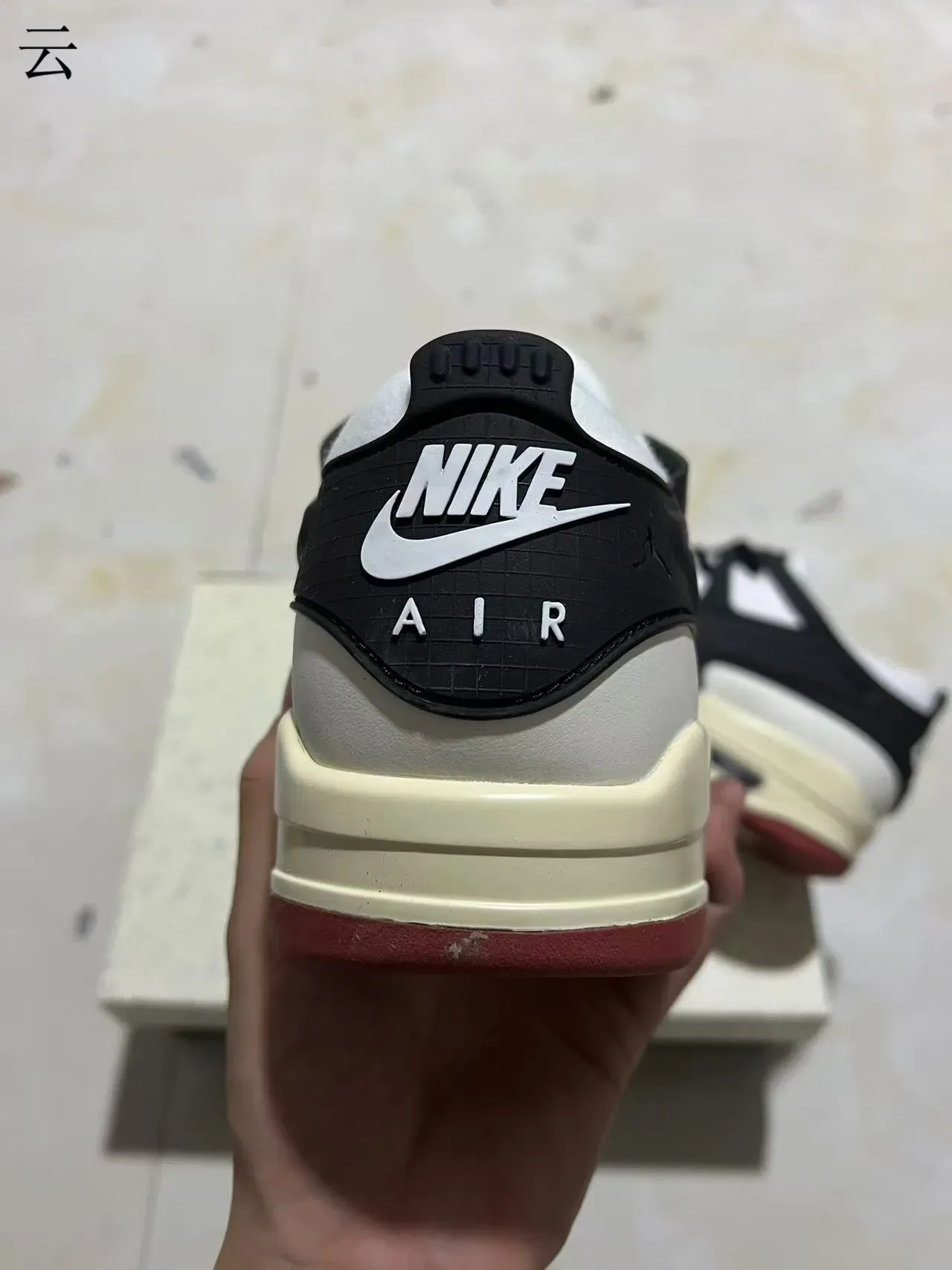 Black White Cream Red Lifestyle Sneaker 8