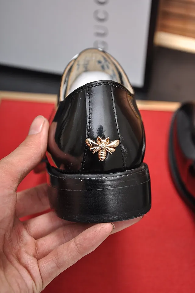 Preto Branco Brilhante Couro Patentado Bico Cap Oxford Sapatos 2