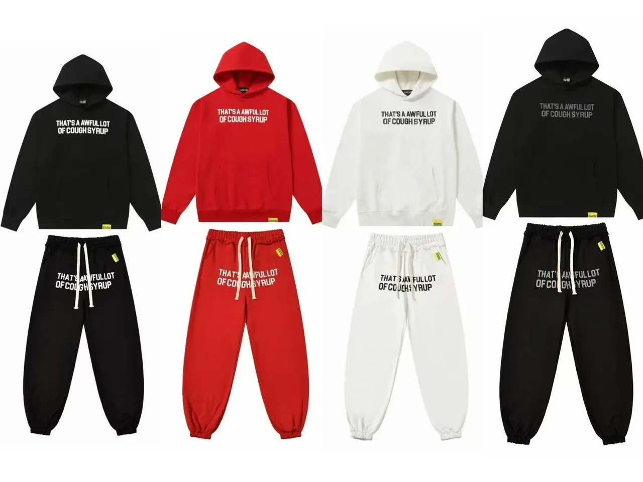 Black White Graphic-Print Oversized Fit Hoodie 2