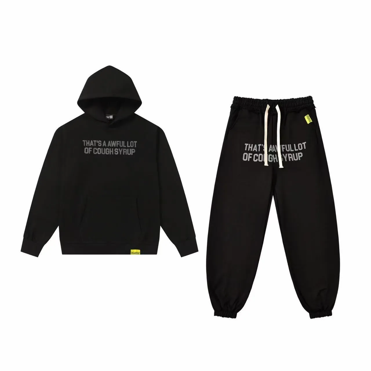 Black White Graphic-Print Oversized Fit Hoodie 12
