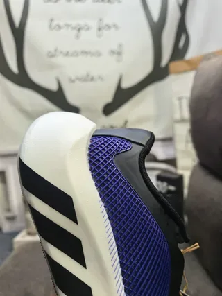Blue and Black Mesh Upper Sculpted Midsole Lifestyle Sneakers 13