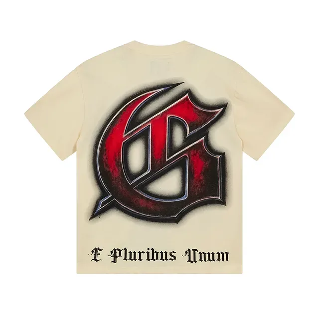 Cream Graphic-Print Oversized Band-Themed T-Shirt 3