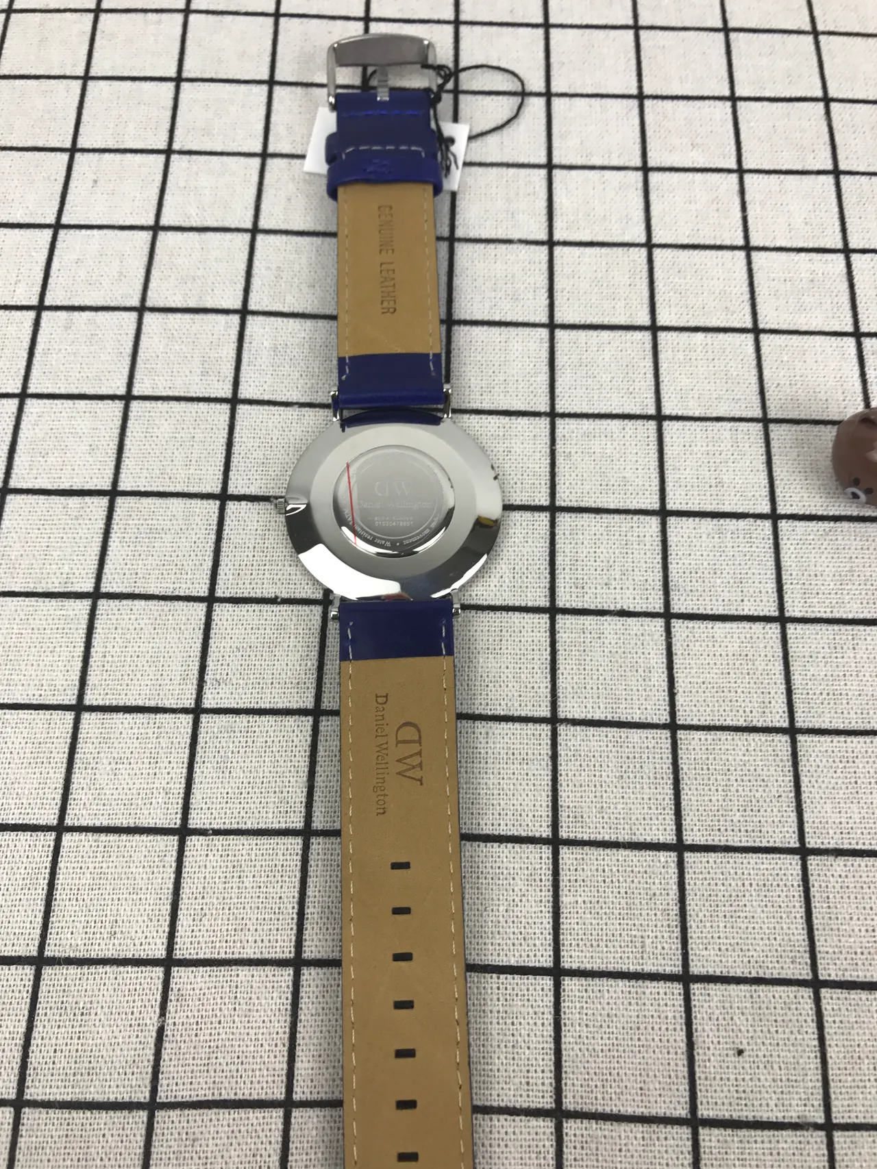 Daniel Wellington Blue Black Minimalist Thin-Case Quartz Watch 5
