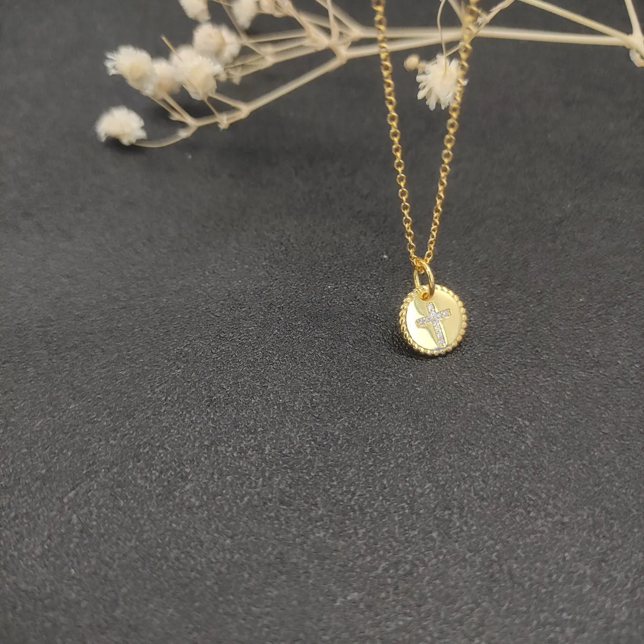 David Yurman Cable Collection Collier avec pendentif en diamant en forme de croix 2