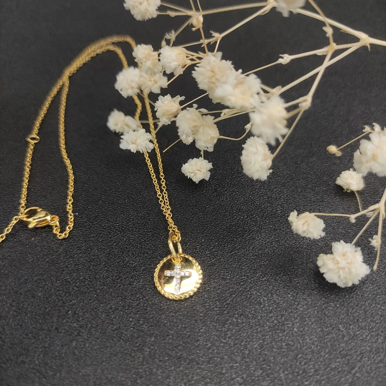 David Yurman Cable Collection Collier avec pendentif en diamant en forme de croix 4