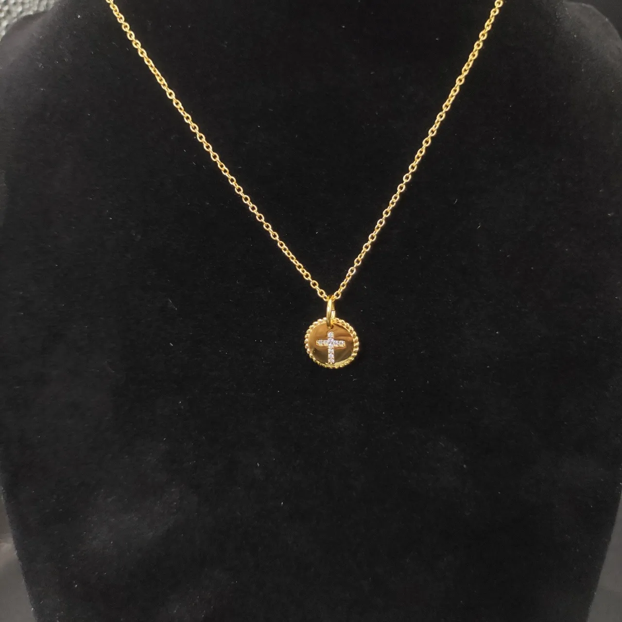 David Yurman Cable Collection Collier avec pendentif en diamant en forme de croix 8