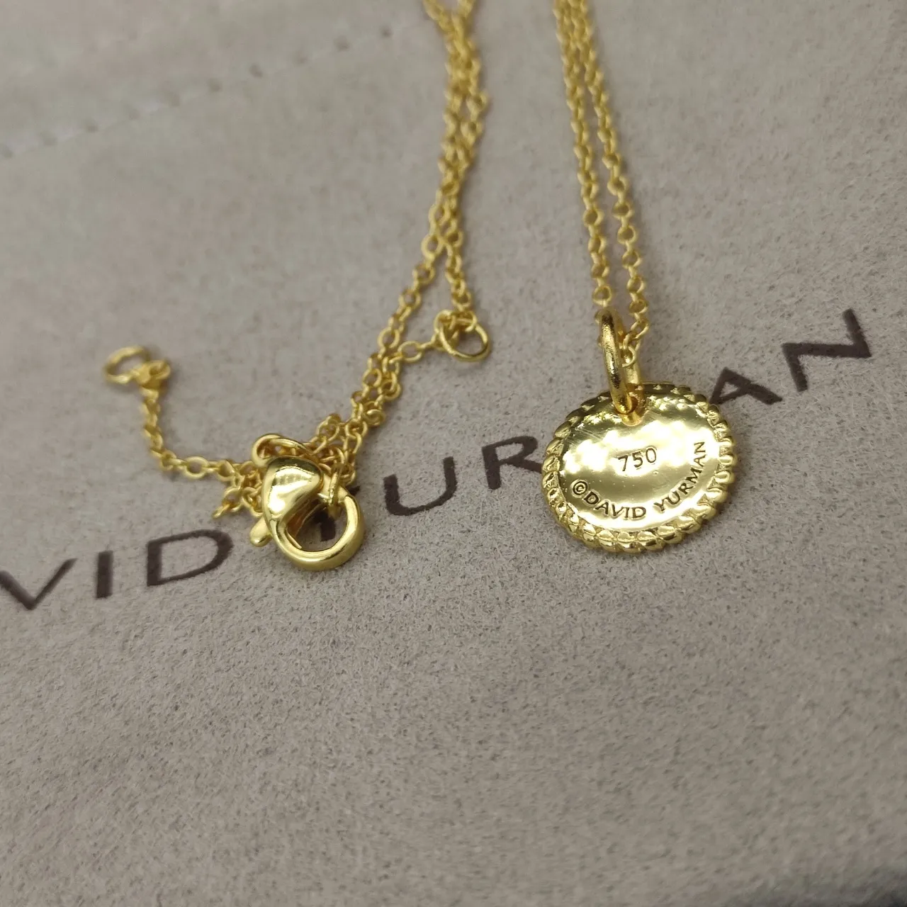 David Yurman Cable Collection Collier avec pendentif en diamant en forme de croix 9