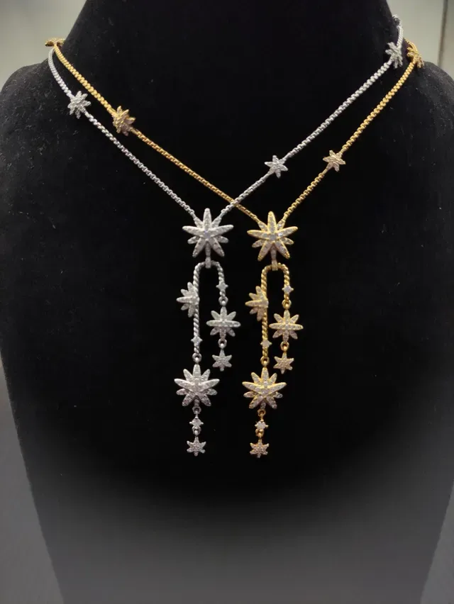 David Yurman Starburst Pavé Drop Necklace 3