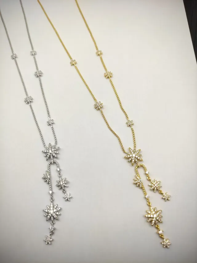David Yurman Starburst Pavé Drop Necklace 4