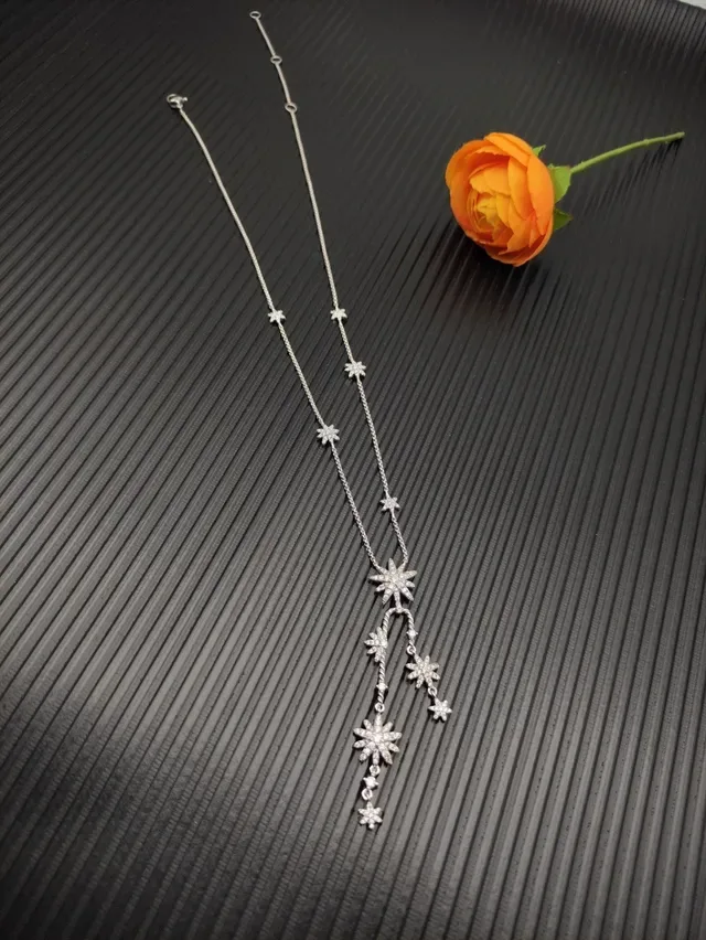 David Yurman Starburst Pavé Drop Necklace 5