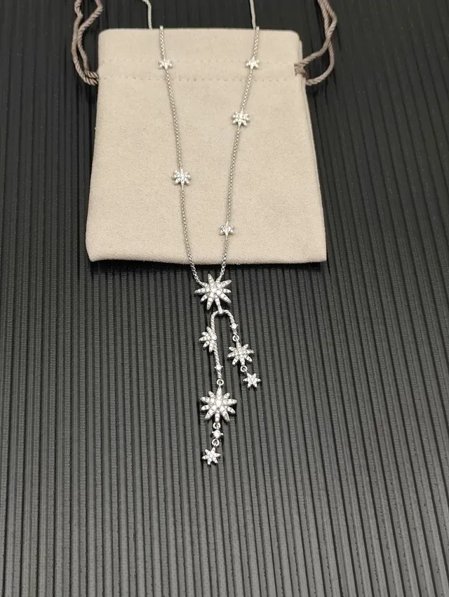 David Yurman Starburst Pavé Drop Necklace 9