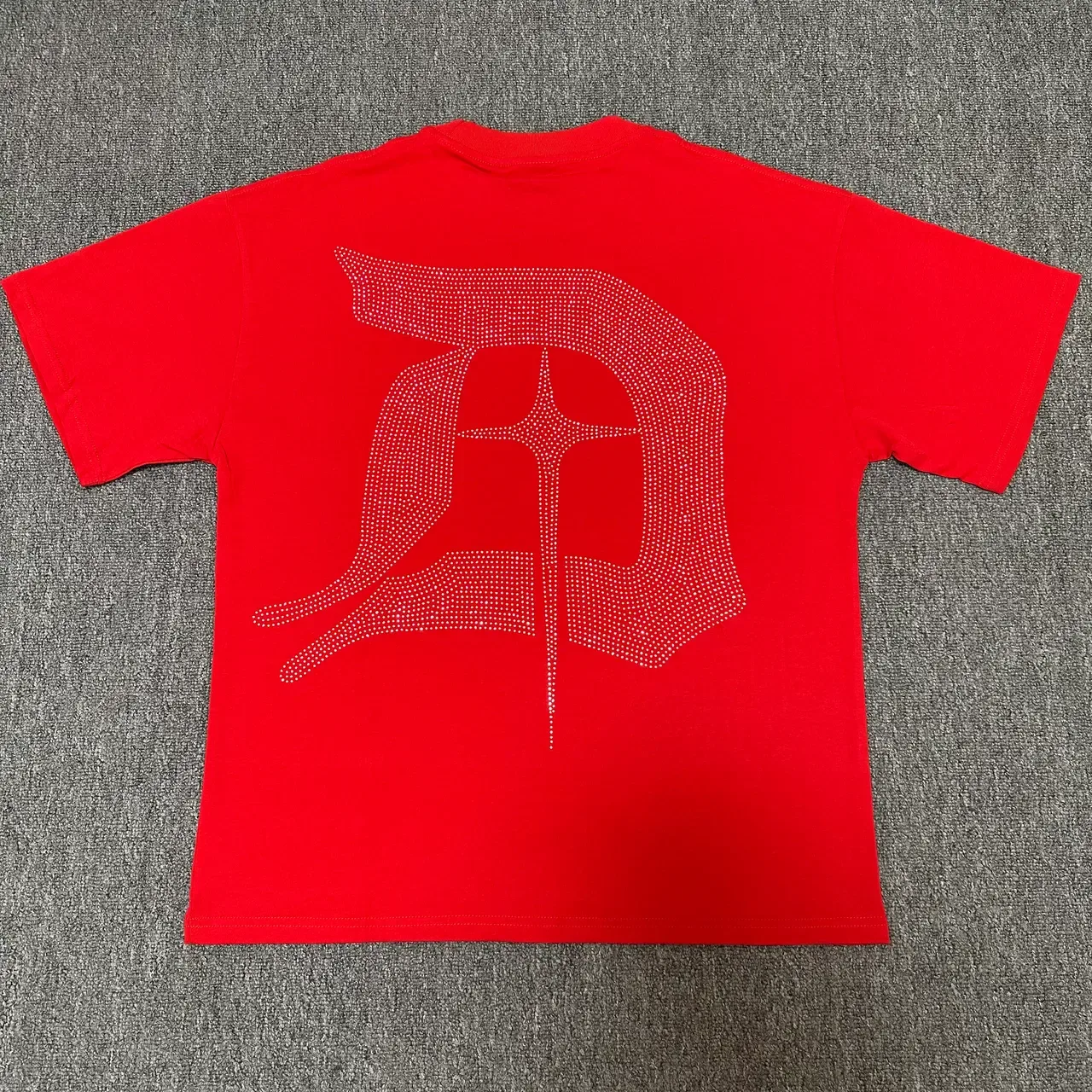 Digital Glitch Graphic Print Oversized T-Shirt 8