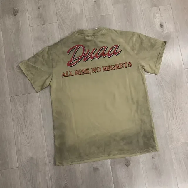 DUAA Graphic-Print Beige Oversized T-Shirt 6