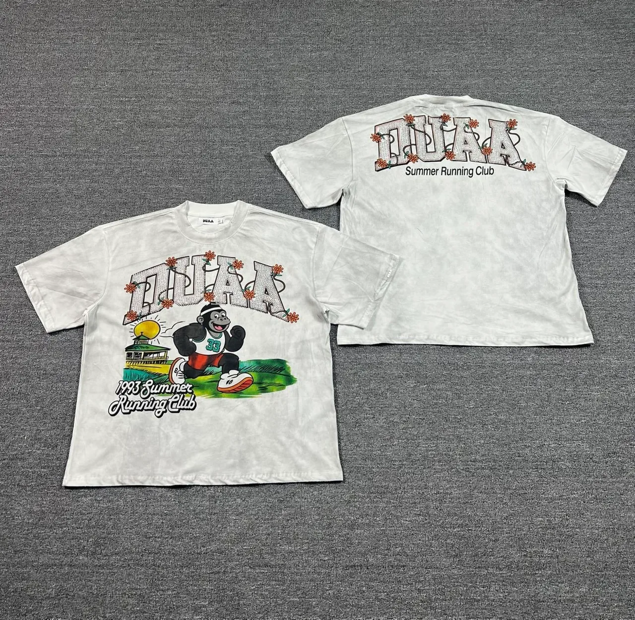 DUAA Graphic Print Oversized T-Shirt 4