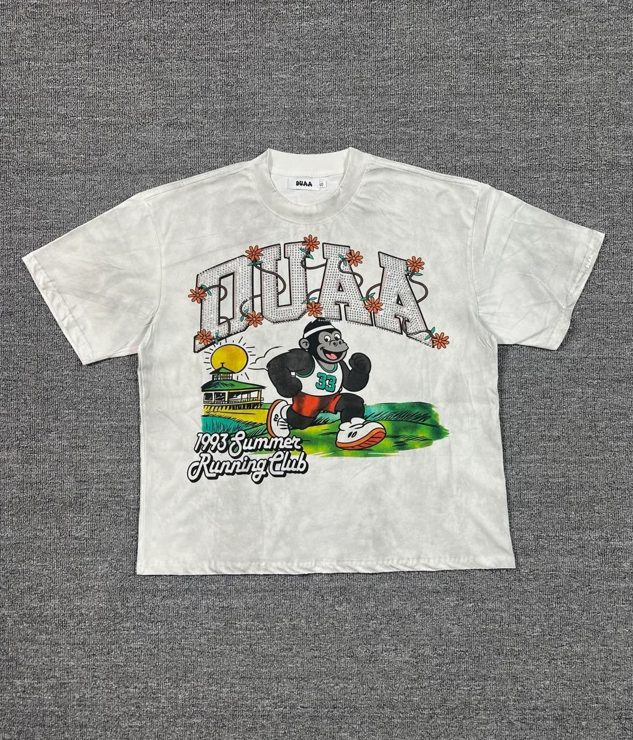 DUAA Graphic Print Oversized T-Shirt 6
