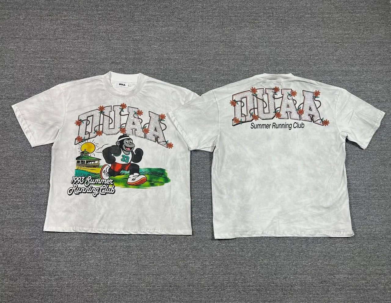 DUAA Graphic Print Oversized T-Shirt 7