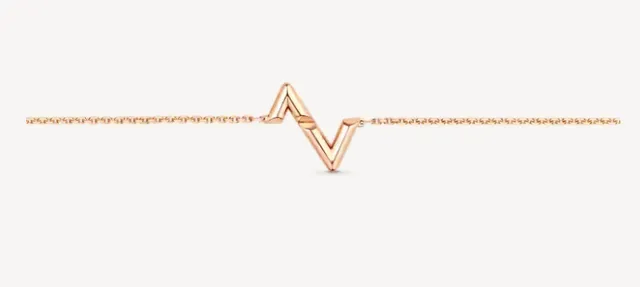 Gold Geometric Pendant Zigzag Motif Necklace 10