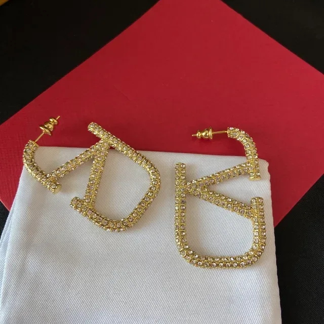 Gold-Tone Crystal-Encrusted Geometric Hoop Earrings 3