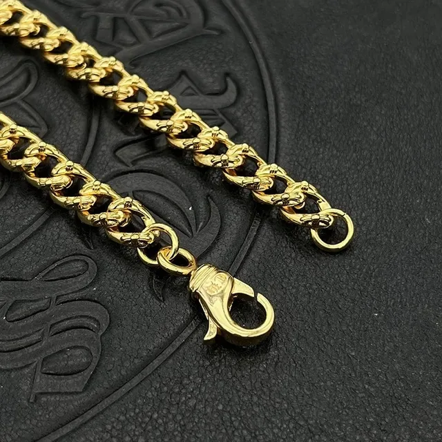 Gold-Tone Curb Link Chain Bracelet 3