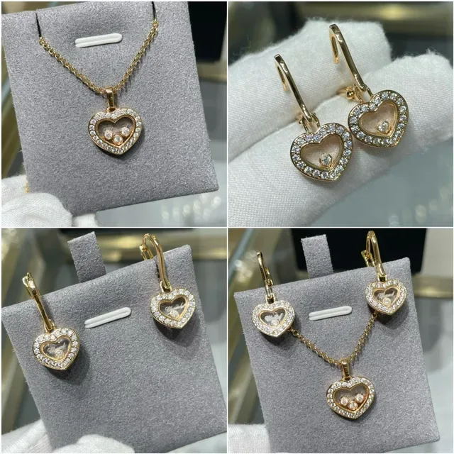 Gold-Tone Heart Enamel Pavé Bracelet 5