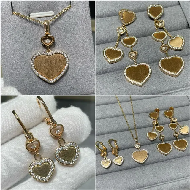 Gold-Tone Heart Enamel Pavé Bracelet 8