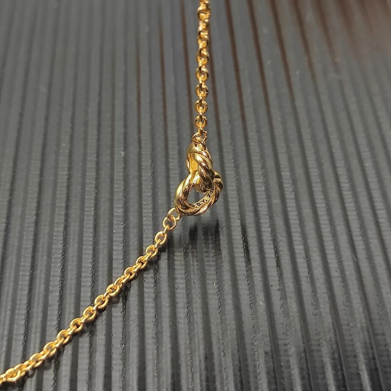 Gold Twisted Rope Chain Knot Bracelet 6