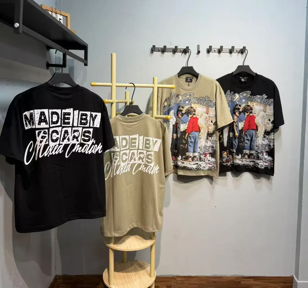 Graphic Print Crew Neck Short Sleeve Oversized T-Shirt 2