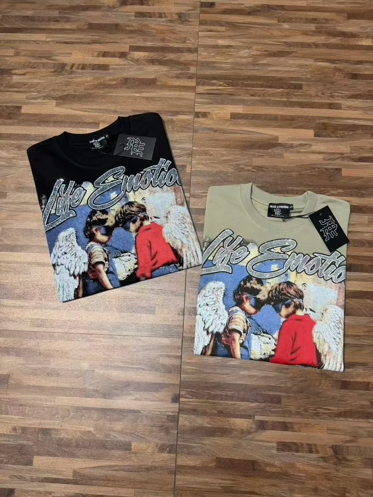 Graphic Print Crew Neck Short Sleeve Oversized T-Shirt 3