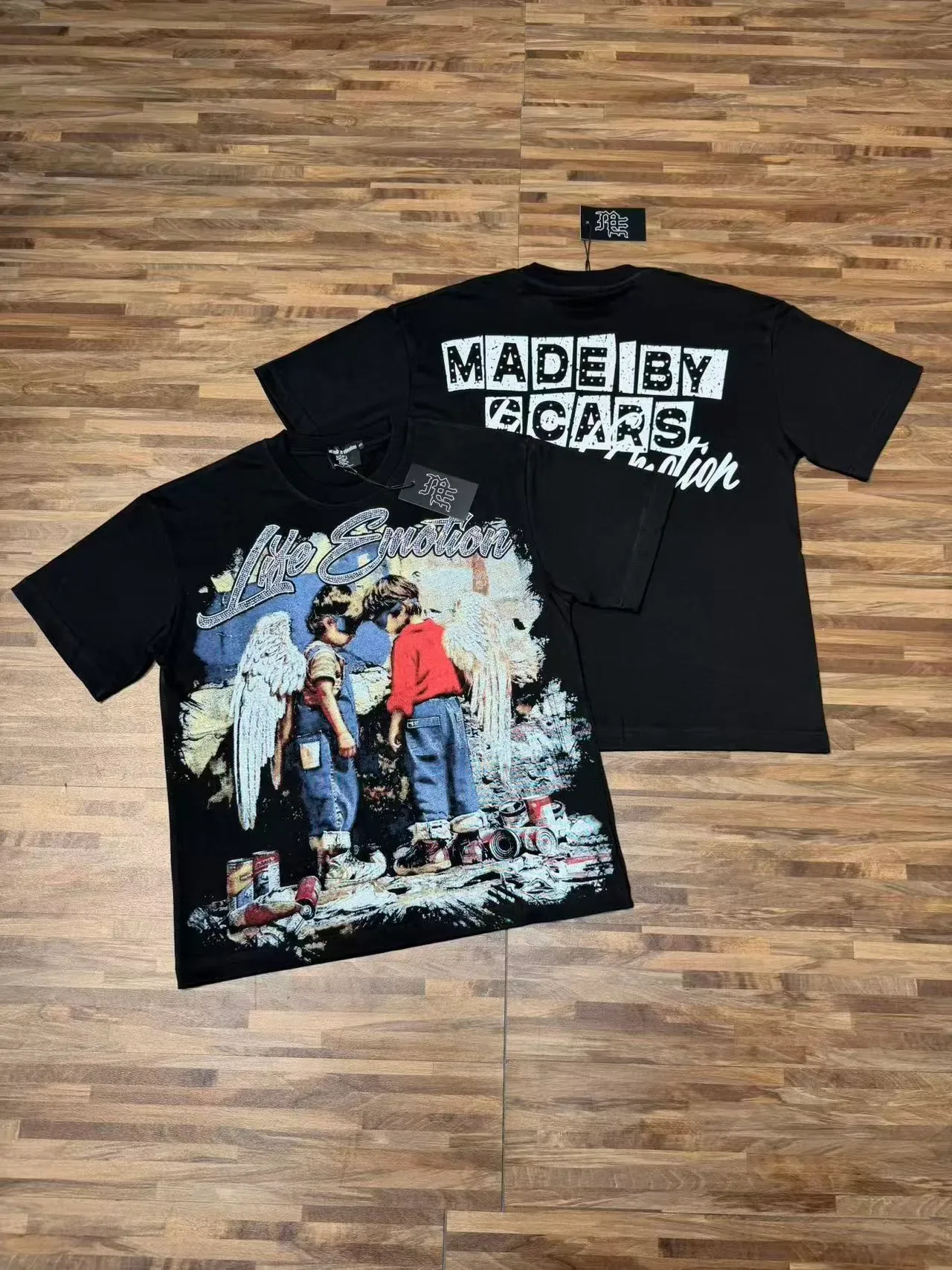 Graphic Print Crew Neck Short Sleeve Oversized T-Shirt 7