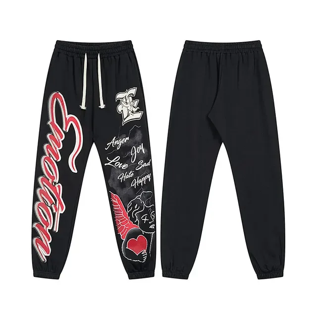 Graphic-Print Elastic-Waist Cuffed Jogger Sweatpants 2