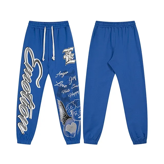 Graphic-Print Elastic-Waist Cuffed Jogger Sweatpants 5