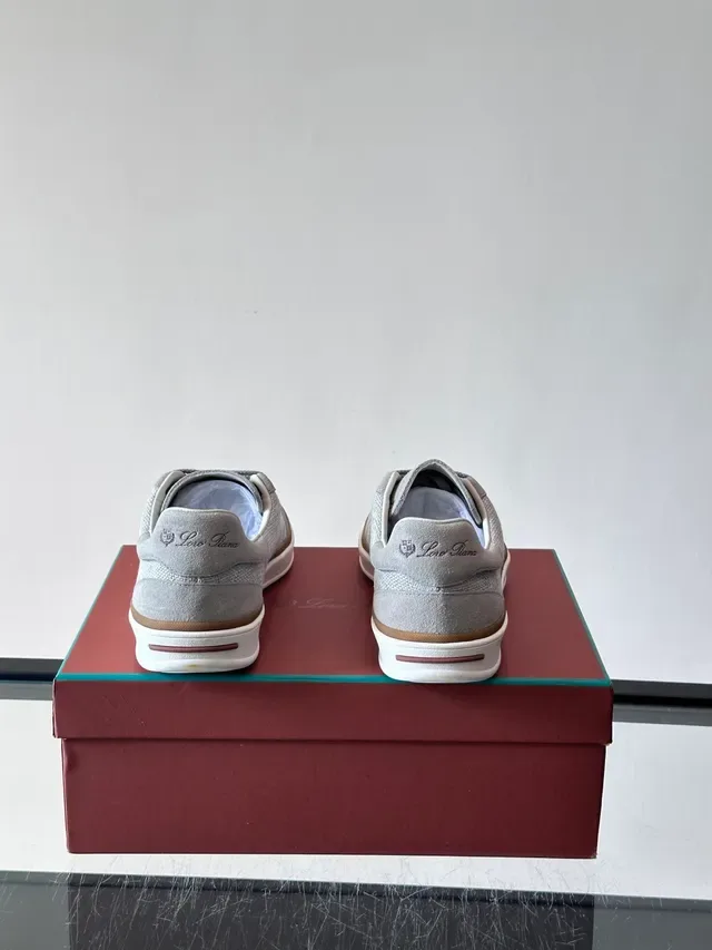 Gray Textured Low-Top Lifestyle Sneakers 3