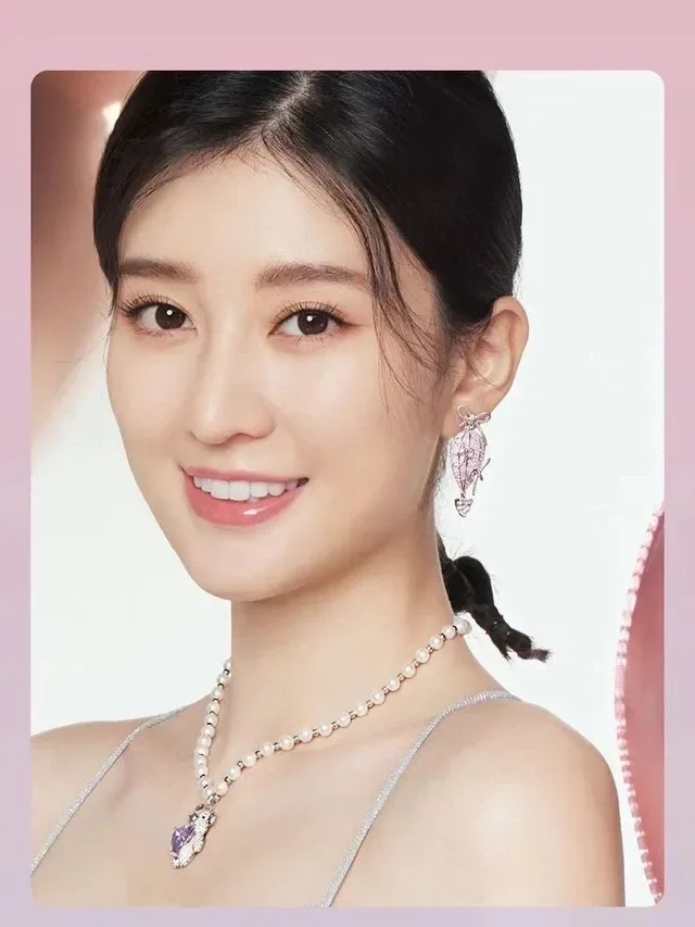 HEFANG Pavé Crystal Bow Hot-Air-Balloon Drop Earrings 3