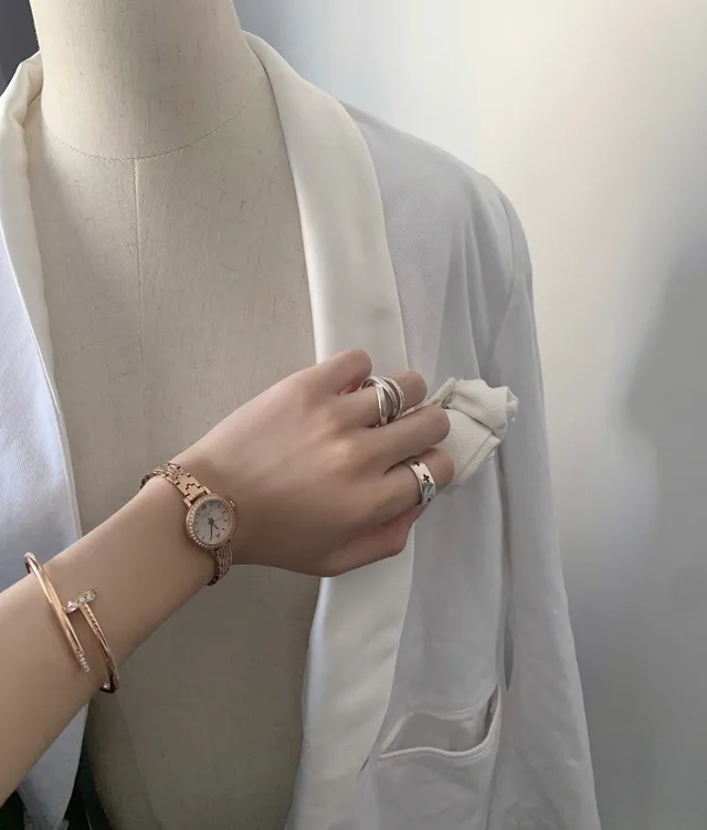 Lola Rose London Crystal Bezel Rose Gold Quartz Watch 2