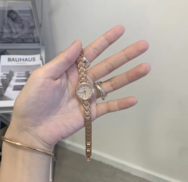 Lola Rose London Crystal Bezel Rose Gold Quartz Watch 3