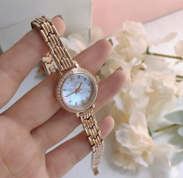 Lola Rose London Crystal Bezel Rose Gold Quartz Watch 7