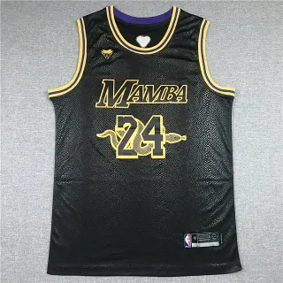Mamba 24 Snake Black Basketball Jersey