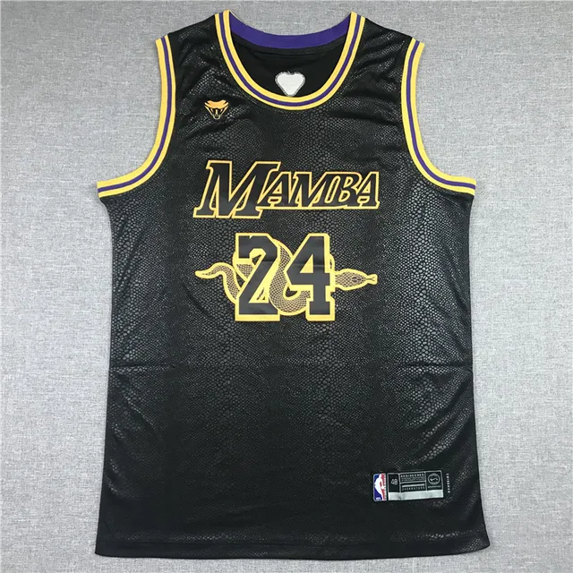 Mamba 24 Snake Black Basketball Jersey 3