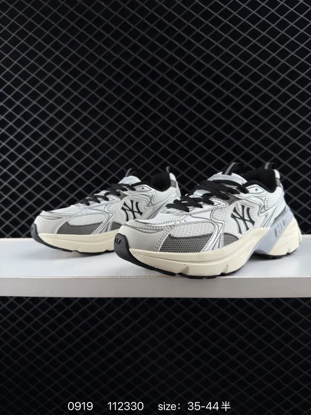 MLB Chunky Liner Gray and Black Chunky Sneakers 3