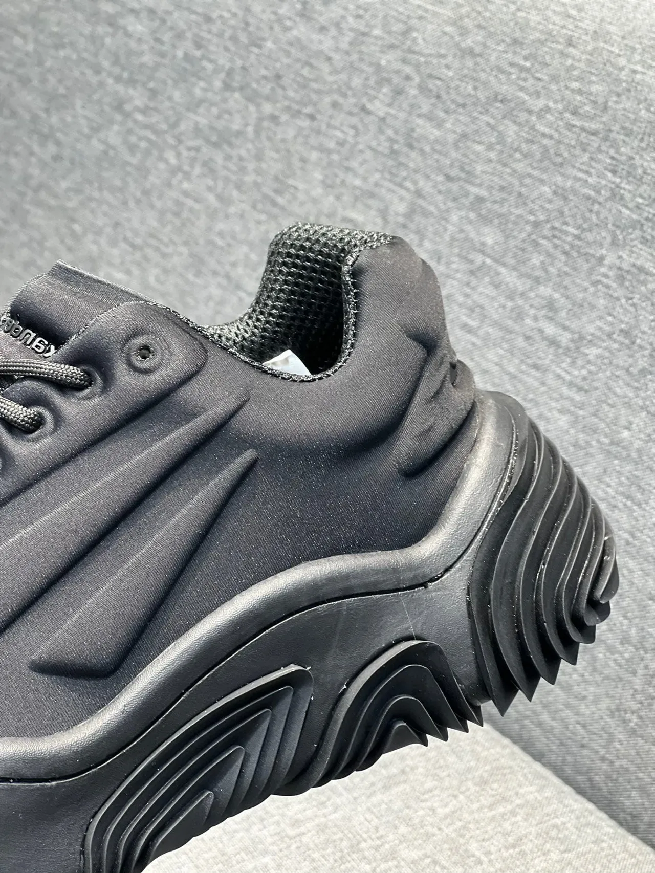 Monochrome Black Chunky Silhouette Lifestyle Sneaker 2
