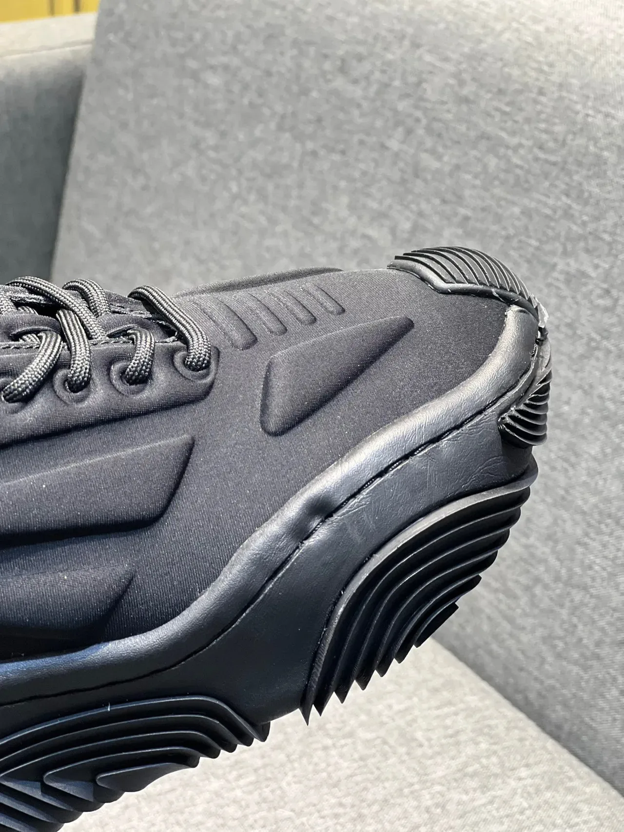 Monochrome Black Chunky Silhouette Lifestyle Sneaker 4