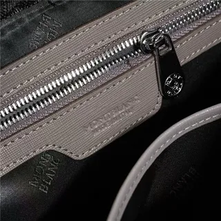 Montblanc Meisterstück Bolsa Cruzada Estruturada Cinza Taupe 2