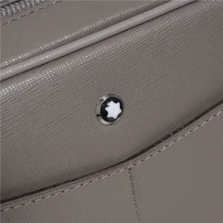 Montblanc Meisterstück Bolsa Cruzada Estruturada Cinza Taupe 3