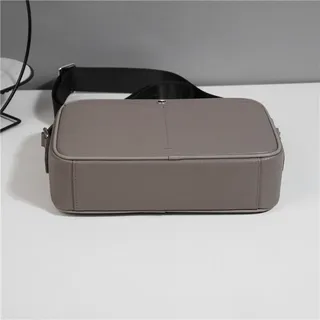 Montblanc Meisterstück Bolsa Cruzada Estruturada Cinza Taupe 7