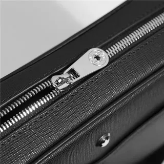 Montblanc Meisterstück Bolsa Cruzada Estruturada Cinza Taupe 12