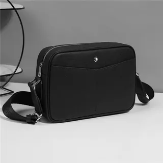Montblanc Meisterstück Bolsa Cruzada Estruturada Cinza Taupe 17